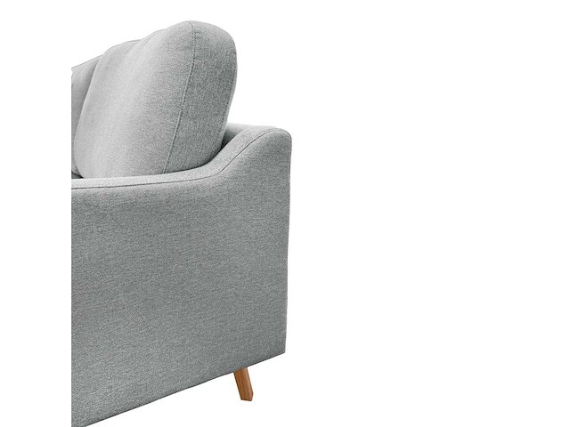 Salon argo licht grijs 3-zit + 2-zit + ottoman - afbeelding 4 van  5