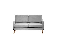 Salon argo licht grijs 3-zit + 2-zit + ottoman - afbeelding 2 van  5
