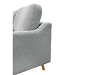 Salon argo licht grijs 3-zit + 2-zit + ottoman - afbeelding 5 van  5