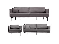 Salon cleo grijs (1x) - afbeelding 7 van  8