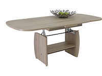 Salontafel - sonoma eiken-effect - uitschuifbaar en in hoogte verstelbaar - afbeelding 1 van  9