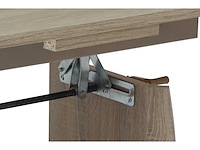Salontafel - sonoma eiken-effect - uitschuifbaar en in hoogte verstelbaar - afbeelding 4 van  9
