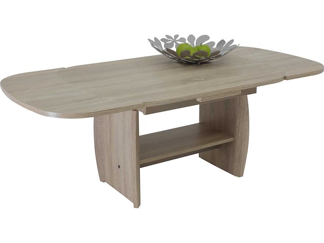 Salontafel - sonoma eiken-effect - uitschuifbaar en in hoogte verstelbaar - afbeelding 5 van  9