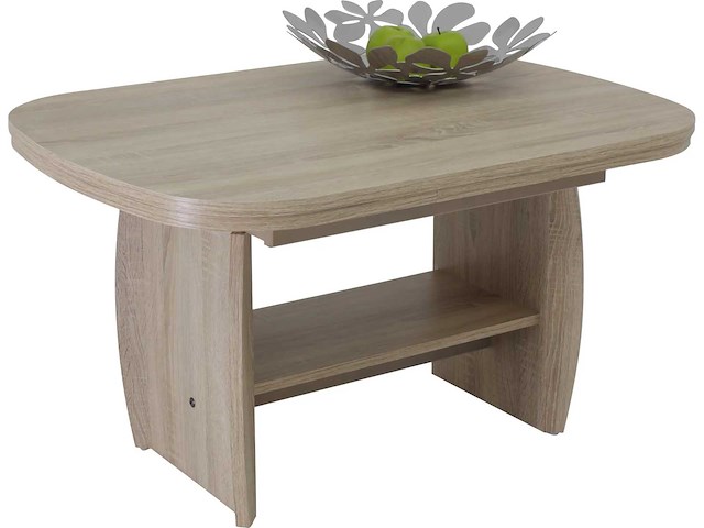 Salontafel - sonoma eiken-effect - uitschuifbaar en in hoogte verstelbaar - afbeelding 8 van  9