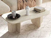 Salontafel - travertine-effect - afbeelding 1 van  7