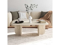 Salontafel - travertine-effect - afbeelding 4 van  7