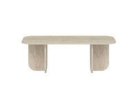 Salontafel - travertine-effect - afbeelding 5 van  7