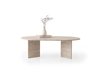 Salontafel - travertine-effect - afbeelding 4 van  6