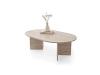Salontafel - travertine-effect - afbeelding 5 van  6