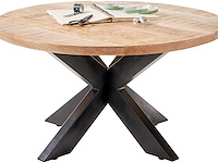 Salontafel ace - 80x45cm - metaal/mangohout - afbeelding 1 van  4