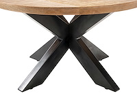 Salontafel ace - 80x45cm - metaal/mangohout - afbeelding 2 van  4