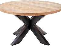 Salontafel ace - 80x45cm - metaal/mangohout - afbeelding 3 van  4