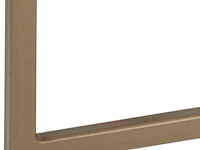 Salontafel alisma 120x60cm - wit marmer/ goud - afbeelding 4 van  6