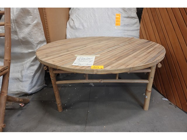 Salontafel bamboe - afbeelding 1 van  4