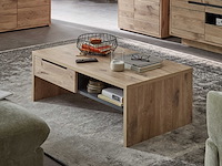 Salontafel bellini 110x65cm met opberglade - eik/antraciet - afbeelding 4 van  4