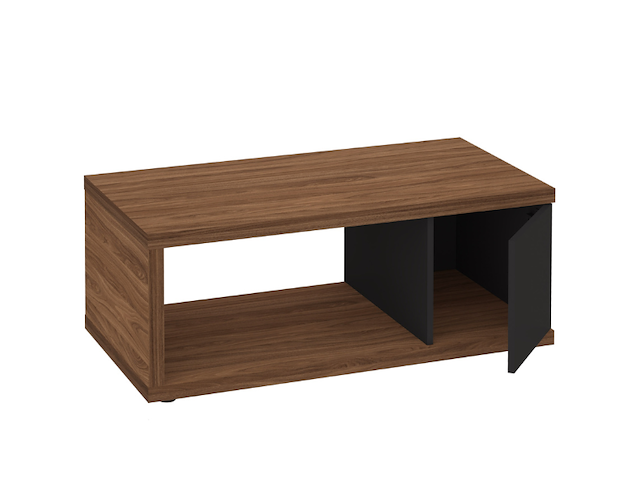 Salontafel bérinne-zwart/notenhout - afbeelding 4 van  7