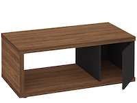 Salontafel bérinne-zwart/notenhout - afbeelding 4 van  7