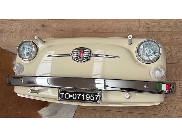 Salontafel calandre fiat 500 color cream - salontafel - afbeelding 2 van  3