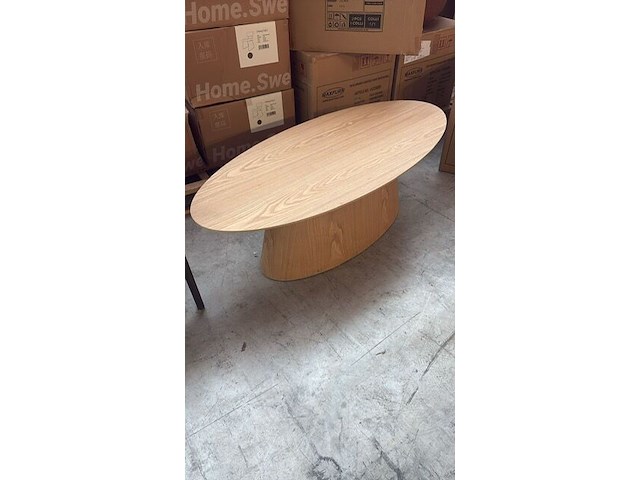 Salontafel eik fineer - afbeelding 1 van  1