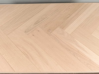 Salontafel eiken visgraat blad 140 x 70 cm - afbeelding 4 van  4