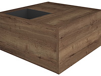 Salontafel frame - donkere eik - afbeelding 2 van  4
