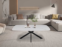 Salontafel helios | 130 x 70 x 45 cm | wit - afbeelding 1 van  7