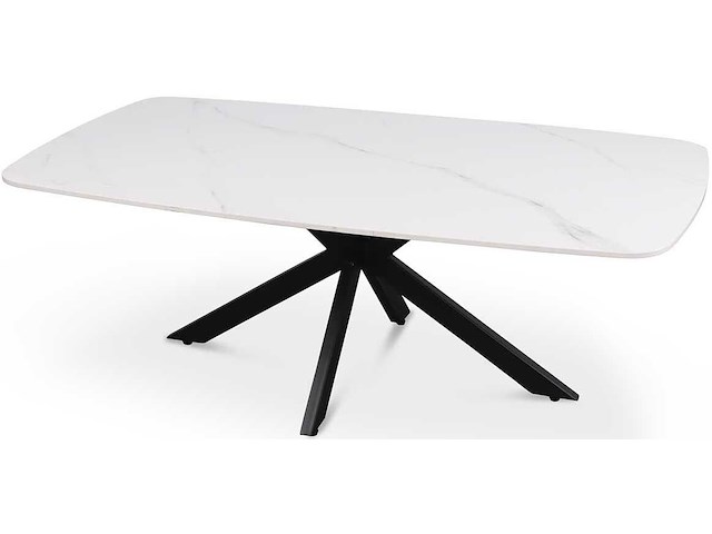 Salontafel helios | 130 x 70 x 45 cm | wit - afbeelding 4 van  7