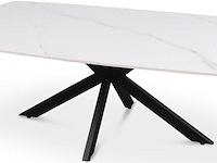 Salontafel helios | 130 x 70 x 45 cm | wit - afbeelding 4 van  7