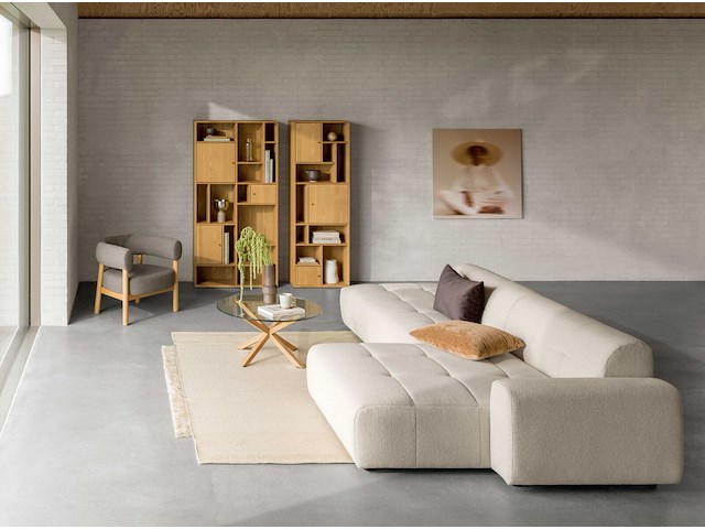 Salontafel hennie 82cm - eik decor - afbeelding 2 van  6