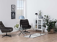 Salontafel hennie 82cm - glazen tafelblad - afbeelding 7 van  7