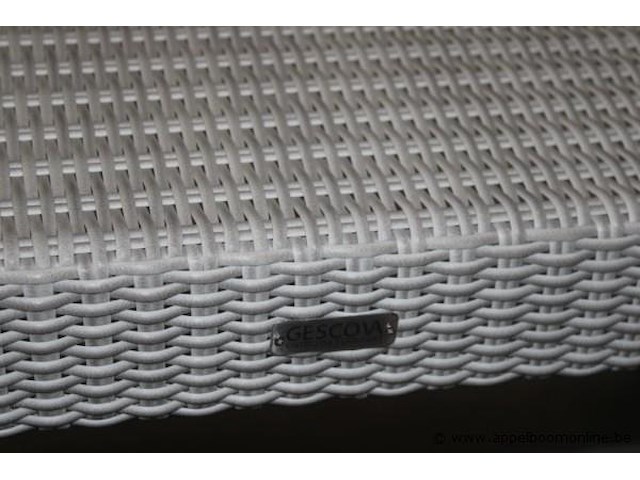 Salontafel hoog wicker grijs - afbeelding 2 van  2