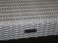 Salontafel hoog wicker grijs - afbeelding 2 van  2