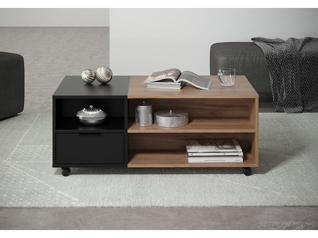 Salontafel kendo | 110 x 60 x 44 cm | tobacco brown oak - afbeelding 6 van  8