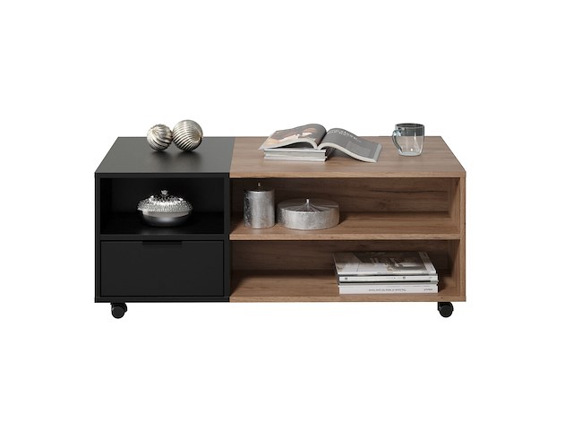 Salontafel kendo | 110 x 60 x 44 cm | tobacco brown oak - afbeelding 7 van  8