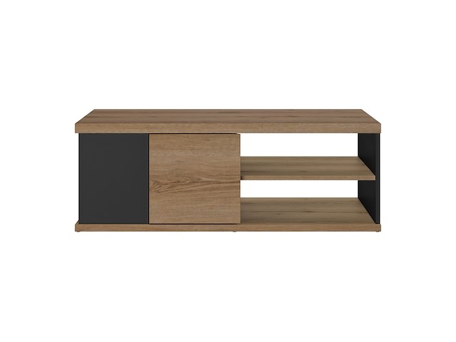 Salontafel magda | 110 x 60 x 40 cm | brown matte black - afbeelding 1 van  7