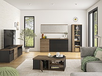 Salontafel magda | 110 x 60 x 40 cm | brown matte black - afbeelding 5 van  7