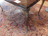 Salontafel marmer/messing - afbeelding 2 van  3