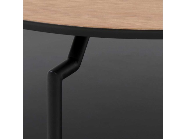 Salontafel marvin 80 - wilde eik/zwart - afbeelding 4 van  7