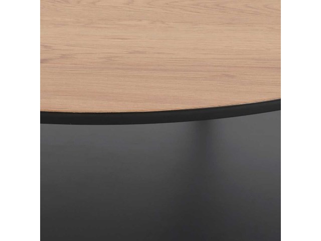 Salontafel marvin 80 - wilde eik/zwart - afbeelding 5 van  7
