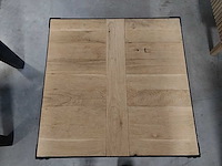 Salontafel massief eik (3x) - afbeelding 2 van  2