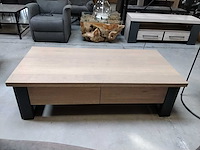 Salontafel massief eik - afbeelding 3 van  4