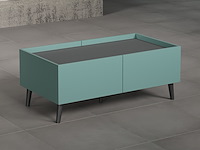 Salontafel melton | 110 x 60 x 44 cm | anthracite blue - afbeelding 1 van  8
