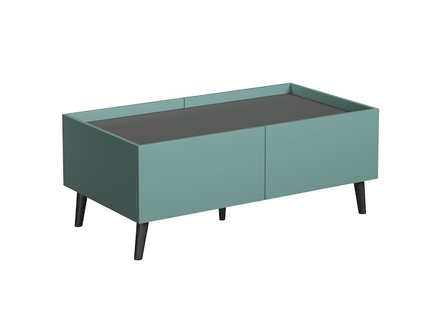 Salontafel melton | 110 x 60 x 44 cm | anthracite blue - afbeelding 4 van  8