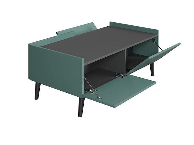 Salontafel melton | 110 x 60 x 44 cm | anthracite blue - afbeelding 6 van  8