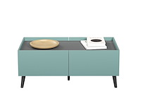 Salontafel melton | 110 x 60 x 44 cm | anthracite blue - afbeelding 7 van  8