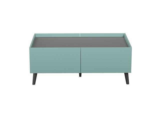Salontafel melton | 110 x 60 x 44 cm | anthracite blue - afbeelding 8 van  8
