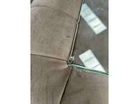 Salontafel met glazen blad. - afbeelding 3 van  3