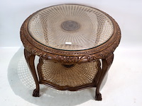 Salontafel met vlechtwerk - afbeelding 2 van  7