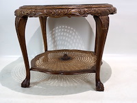 Salontafel met vlechtwerk - afbeelding 3 van  7