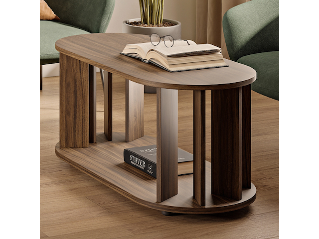 Salontafel nori-notenhout - afbeelding 1 van  7